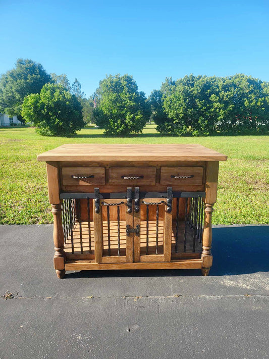 48x28x36 Dog Crate with Drawers