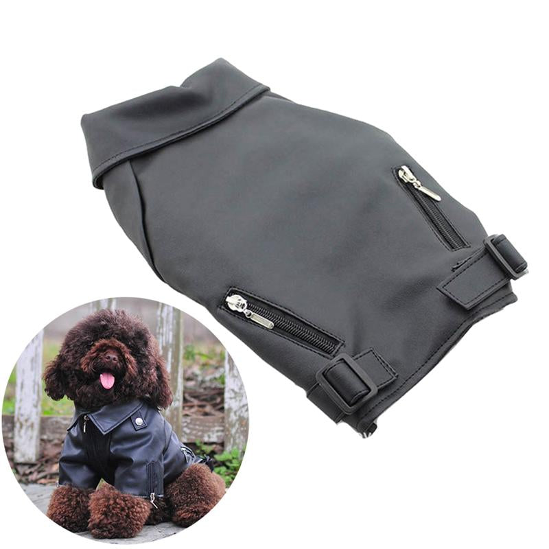 Big Dog Clothes Autumn And Winter Clothing Leather Jacket - For The Pupple