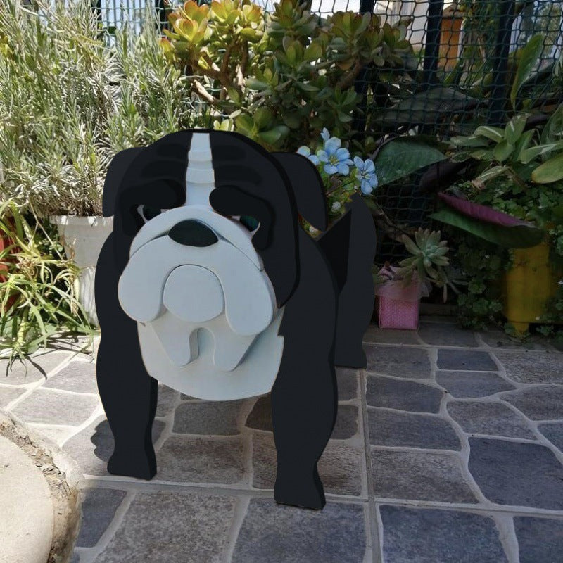 Garden Art Decorations Dog Planter Cat Flower Pot - The Dog Branch