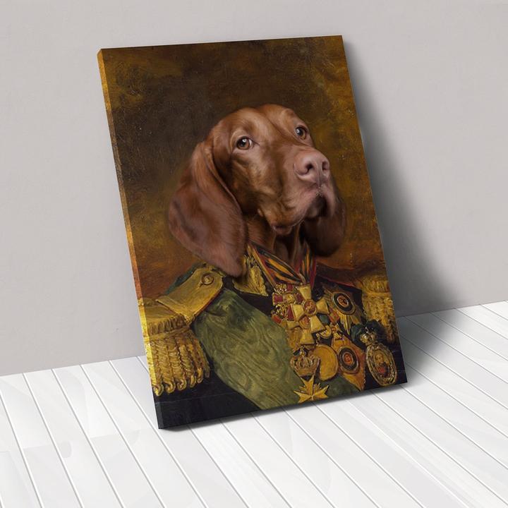 Personalized Pet Canvas Portrait Image