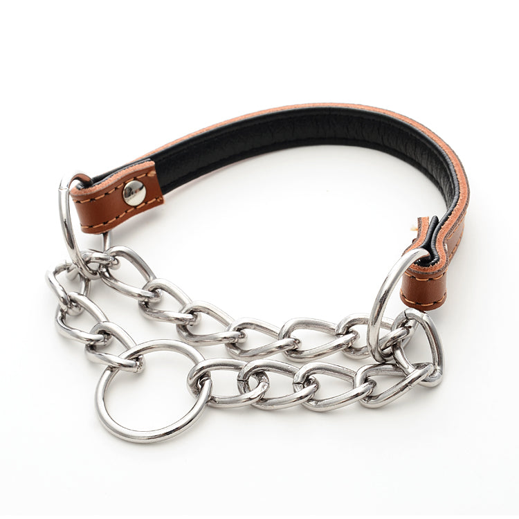 Dog leash cowhide collar dog leash - For The Pupple
