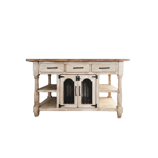 Dog crate furniture - Pottary Barn Cottage Multipurpose Kitchen Island - The Dog Branch